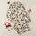 Country Christmas Enthusiasts' Hand-Drawn Gingerbread Cowboy & Santa Hat Teal Cowhide Pattern Satin Pajamas Set - 1