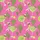 Western Lovers' Vivid Hot Pink Retro Cowgirl Margarita Desert Seamless Pattern with Cacti Satin Pajamas Set - 2