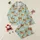 Ladies' Charming Rustic Hand-Drawn Highland Cow & Rolling Hills Light Sky Blue Pattern Satin Pajamas Set - 1