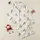 Families' Whimsical Hand-Drawn Penguins, Red Scarves, Gold Stars, & Grey Snowflakes on Cream Pattern Satin Pajamas Set - 1