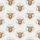 Kids' Charming Watercolor Highland Cow Heads in Pastel Floral Wreaths All-Over Pattern Satin Pajamas Set - 2