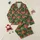 Highland Cow Lovers' Charming Rustic Warm Brown Highland Cow Heads, Barn Red Forest Green Festive Christmas Tree Pattern Satin Pajamas Set - 1