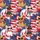 Patriotic Dog Lovers' Vibrant Red Blue White All-Over Patriotic Dogs USA Flag Print with 'Happy 4th Of July' Script Satin Pajamas Set - 2