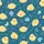 Family Holiday Cute Sleepy Duckling Soft Yellow Teal Whimsical Festive Pattern Satin Pajamas Set - 2