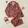Art Enthusiasts Intricate Otomi Folk Art Crimson Red Blue Yellow Flora Fauna Satin Pajamas Set - 1