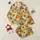 Women's Illustrative Hand-Drawn Orange Fruit & Tropical Botanical Geometric Pattern Satin Pajamas Set - 1