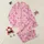 Women's Playful Pastel Pink Balloon Dogs & Ribbon Bows Checkerboard Pattern with White Stars Satin Pajamas Set - LK3BT0-N_R