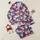 French Bulldog Lovers' Patriotic Illustrative Dogs in Uncle Sam Hats on Distressed Red White Blue Grunge Flag Stars Satin Pajamas Set - 1