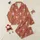 Families' Cozy Christmas Baby Calf Seamless Pattern: Red Santa Hats, Candy Canes, Gingerbread on Reddish Brown Satin Pajamas Set - 1