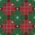 Women's Classic Tartan Plaid Festive Red Green Black Gold Christmas Pine Snowflakes Pattern Satin Pajamas Set - 2