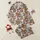 Christmas Animal Lovers' Whimsical Highland Calf Christmas Barrel Pattern with Red Santa Hats, Green Pines, Gold Accents Satin Pajamas Set - 1