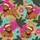 Rustic Christmas Lovers' Whimsical Fluffy Highland Calves Red Plaid Green Pine Pattern Satin Pajamas Set - 2