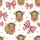 Coquette Western Christmas Lovers' Whimsical Highland Cow Red Plaid Bow & Wreath Pattern Satin Pajamas Set - 2