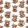 Festive Animal Lovers' Whimsical Christmas Highland Cow Calves, Red Plaid Bows, Green Holly, Candy Canes Satin Pajamas Set - 2