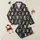 Hedgehog Lovers' Whimsical Navy Blue Cacti & Hedgehog Pattern with Red Berries Satin Pajamas Set - 1