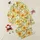 Women's Golden Yellow Sunflower & Light Blue Butterfly Creamy Yellow Watercolor Floral Satin Pajamas Set - 1