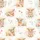 Cozy Style Fans' Watercolor Baby Highland Cow Pink Plaid Scarf Blush Floral & Lavender Foliage Satin Pajamas Set - 2