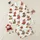Winter Charm Lovers' Whimsical Fluffy Highland Cow Red White Knit Hat Holly Berry Seamless Pattern Satin Pajamas Set - 1