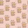 Whimsical Animal Lovers' Peachy Pink Watercolor Highland Cow 'Love You' Phrase Pattern Satin Pajamas Set - 2