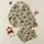 Animal Lovers' Cute Cartoon Highland Cow Dark Brown Khaki Rustic Illustrative Pattern Satin Pajamas Set - 1