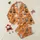 Halloween Family Whimsical Cartoon Cow Halloween Costumes, Candy, & Jack-o'-Lantern Pattern on Vibrant Pumpkin Orange Satin Pajamas Set - 1