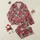 Highland Cow Enthusiasts' Whimsical Cranberry Red Christmas Pattern with Festive Hats and Plaid Bows Satin Pajamas Set - 1