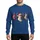 Cat Lovers' Whimsical Tabby Cat in Red Santa Hat from Cream Stocking, Festive Patterned Socks, White Snowflakes, Merry Fluffmas Sweatshirt - 1