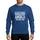 Women's White Distressed Grunge Stacked Typographic Angela Quote Sweatshirt - 1