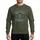 Retro Sports Style Enthusiasts' Distressed Grunge Gorilla Baseball Logo Cyan Magenta Chromatic Aberration Sweatshirt - 1