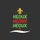 Holiday Celebrators Louisiana Christmas Tree Design, Yellow Fleur-de-lis Topper, Green Red Text, Wavy White Base Sweatshirt - 2