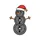 Fitness Enthusiasts' Charcoal Weight Plate Snowman, Bright Red Santa Hat, Cartoon Christmas Fitness Graphic Sweatshirt - 2