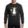 Festive Gatherings Fans Whimsical Hand-Drawn Snowman, Amber Beer Mug, Red Santa Hat, Red Cardinals & White 'CHEERS!' Sweatshirt - 1