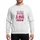 Bachelorette Party Crew Pink Groovy 70s Camping Scene CAMP BACH CREW Wavy Lettering Sweatshirt - 1
