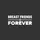 Support Advocates' Bold White 'Breast Friends Forever' Light Pink Ribbon Graphic Sweatshirt - 2
