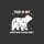 Festive Bear Lovers' White Polar Bear in Red Green Blue Star Christmas Lights with Santa Hat, Playful White Text Sweatshirt - 2