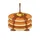 Breakfast Enthusiasts' Fluffy Pancake Stack with Melting Butter & Golden Syrup Drizzle Art Sweatshirt - 2