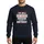 Birthday Celebrants' Distressed White Red Top Secret Mission Typography Stamp Sweatshirt - 1