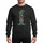 Holiday Celebration Enthusiasts' Vibrant Red & Green Christmas Elf with Bold 'THE', Meticulously Neat White Script, and Bold 'ELF' Lettering Sweatshirt - 1