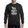 Dachshund Lovers' Distressed Light Grey Wiener Dog Silhouette Humorous Party Quote Aged Print Sweatshirt - 1
