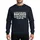 Women's Humorous White Distressed Typographic "Sally Succeed" Bold Block Sans-Serif Quote Sweatshirt - 1