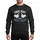 Best Man Bold Distressed Vintage White Navy Blue Thumbs Up Celebration Design Sweatshirt - 1