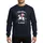 Holiday Enthusiasts' Whimsical Cartoon Santa Riding Rainbow Unicorn Festive Starry Magic Design Sweatshirt - 1