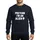 Sci-Fi Humor Enthusiasts' Bold Retro Minimalist White Alien Head Typographic Design Sweatshirt - 1