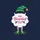 Holiday Party Goers' Playful Green Striped Elf Hat, Red Crown, White Bearded Elf Text, Red Striped Stockings Sweatshirt - 2