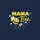 Mothers' Whimsical Bright Yellow Dark Grey Mama Baby Bee Cartoon Duo Heart Flight Path Art Sweatshirt - 2