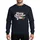 Southern Holiday Enthusiasts' Retro Script 'Merry Christmas Y'all' White Text, Red Santa Hat, Green Holly Design Sweatshirt - 1