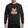 Basketball Dads' Vibrant Orange Basketball Graphic Dad OF THE BALLER Birthday Boy Collegiate Style Sweatshirt - 1