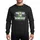 Humor & Greek Mythology Fans Whimsical White Text Dark Green Grapevines Deep Purple Grapes Design Sweatshirt - 1