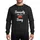 70th Birthday Celebrants' Elegant White Script Red Hearts Typographic Design Sweatshirt - 1