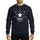 Christmas Season Admirers' White Distressed Radiant Star Cluster with Elegant 'Happy Birthday Jesus' Calligraphy Sweatshirt - 1